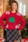 Cupshe Under The Tree Christmas Sweater In Multi