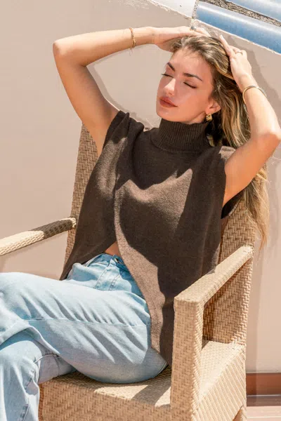 Cupshe Unexpected Brown Sweater