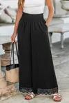 Cupshe Unmatched Black Pants In Black