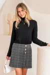Cupshe Upper East Side Plaid Mini Skirt