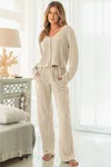 Cupshe Vanilla Foam Beige Pajama Set In Neutral