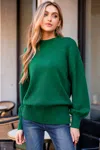 Cupshe Vintage Cut Green Sweater In Green