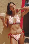 Cupshe Wander Free White Bikini Set In Multi