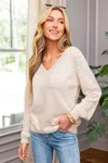 Cupshe Warm & Easy Beige Sweater In Neutral