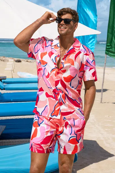 Cupshe Watch This Tropical Shirt In Pink