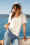 Cupshe Weekend Energy White Top In White
