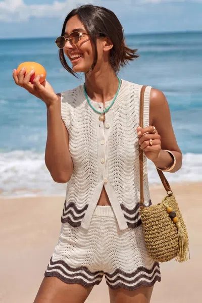 Cupshe Weekend Tide Straw Crossbody Bag In Gold