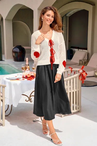 Cupshe Wholehearted Cream Top In White