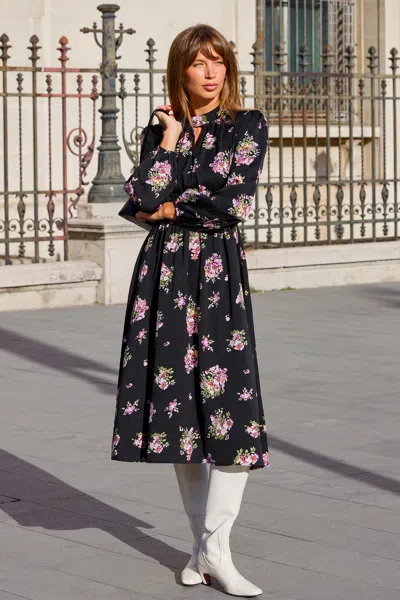 Cupshe Window Shopping Floral Midi Dress