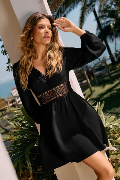 Cupshe With The Girls Black Mini Dress