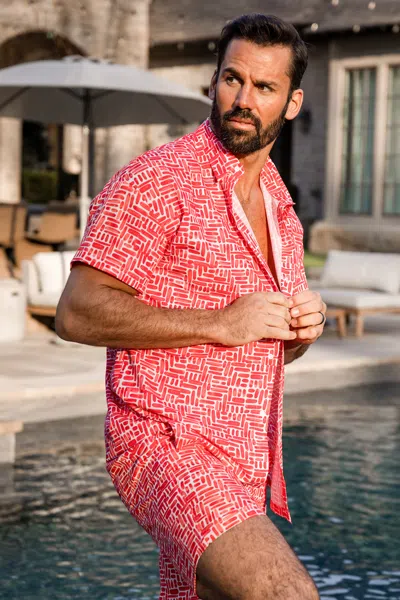 Cupshe X Jjd When In Rome Abstract Shirt