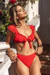 Cupshe X Kelsey Anderson Aries Vibes Bikini Set In Red