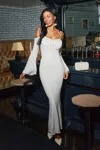 Cupshe X Layla Taylor Saint Maxi Dress In White
