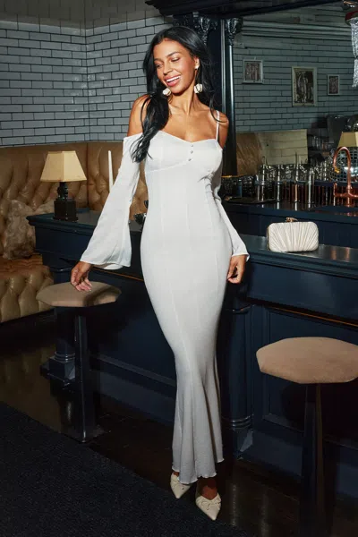 Cupshe X Layla Taylor Saint Maxi Dress In White
