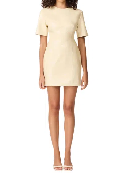 Curaae Airlie Mini Dress In Butter In Beige