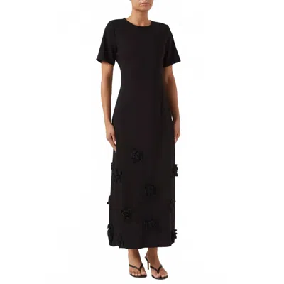 Curaae Azzurro Jersey Dress In Black