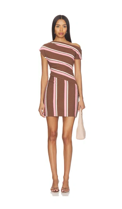 Curaae By Elliatt Cady Mini Dress In Brown