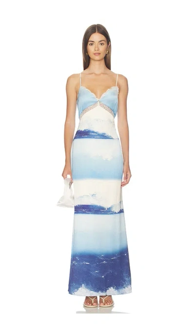 Curaae By Elliatt Eska Cami Slip Dress In Blue Multi