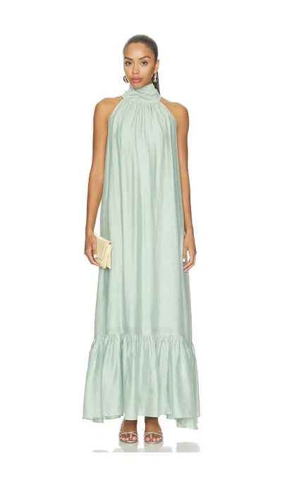 Curaae By Elliatt Isaline Maxi Dress In Sage Green