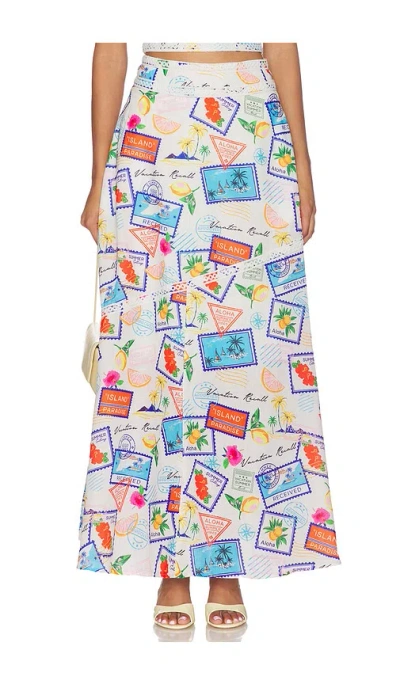 Curaae By Elliatt Naelle Maxi Skirt In Multi