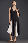 CURAAE BY ELLIATT VERA LINEN BLEND MIDI DRESS