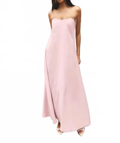 Curaae Celie Maxi Dress In Blush In Pink