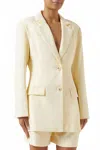 Curaae Suit Boxy Blazer In Lemon In Yellow