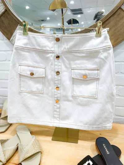 Curaae Women's Ballina Skirt In White