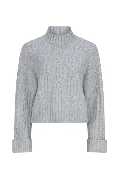 Curaae Women's Kensy Knit Sweater In Heather Gray
