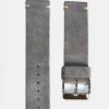 CURATED BASICS 18MM // 20MM GRAY SUEDE LEATHER TRADITIONAL 2PCS STRAP