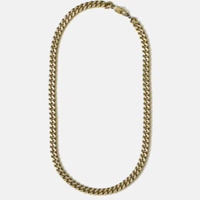Curated Basics 9mm Brass Chain Necklace In Gold