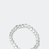 CURATED BASICS ALL CLEAR GLASS STRETCH BEADED BRACELET