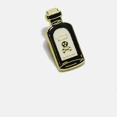 Curated Basics Arsenic Poison Pin In Black