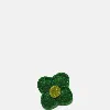 Curated Basics Kids' Assorted Wool Felt Flower Lapel Pins In Green