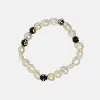 CURATED BASICS BAROQUE PEARL STRETCH BRACELET