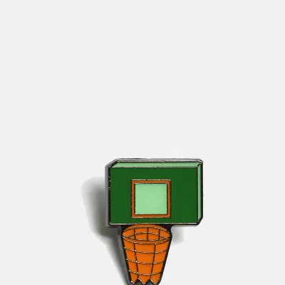 Curated Basics Basketball Hoop Pin In Multi
