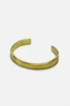 Curated Basics Wide Metal Cuff In Gold