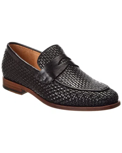Curatore Leather Penny Loafer In Black