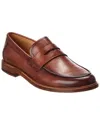 Curatore Leather Penny Loafer In Brown