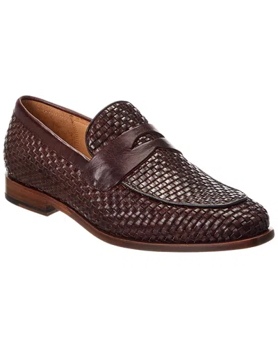 Curatore Leather Penny Loafer In Brown