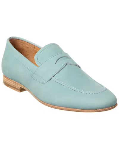 Curatore Suede Penny Loafer In Blue