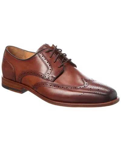 Curatore Wingtip Leather Oxford In Brown