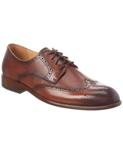 Curatore Wingtip Leather Oxford In Brown