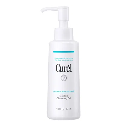 Curel Makeup Cleansing Oil For Dry, Sensitive Skin 150ml In White