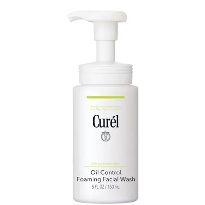 Curel Skin Balancing Care Oil Control Foaming Facial Wash For Sensitive Skin 150ml In White