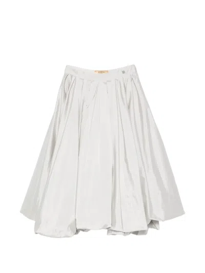 Curiel A라인 미디 스커트 In Gray