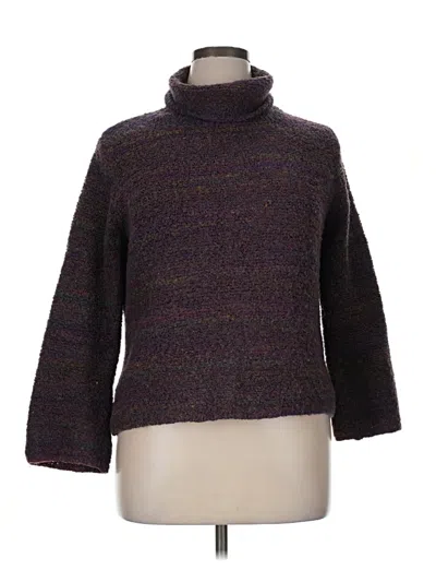 Pre-owned Curio Turtleneck Sweater In Purple