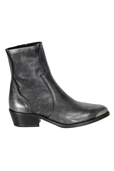 Curiosite - Boots - 461190 - Anthracite In Silver