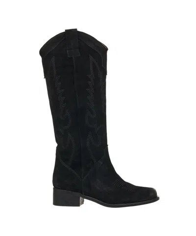 Curiosite Western Boots In Black
