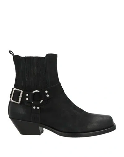 Curiosite Curiosité Woman Ankle Boots Black Size 11 Leather